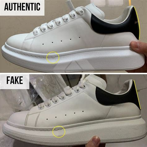 how to spot a fake alexander mcqueen sneakers|alexander mcqueen sneakers dupes.